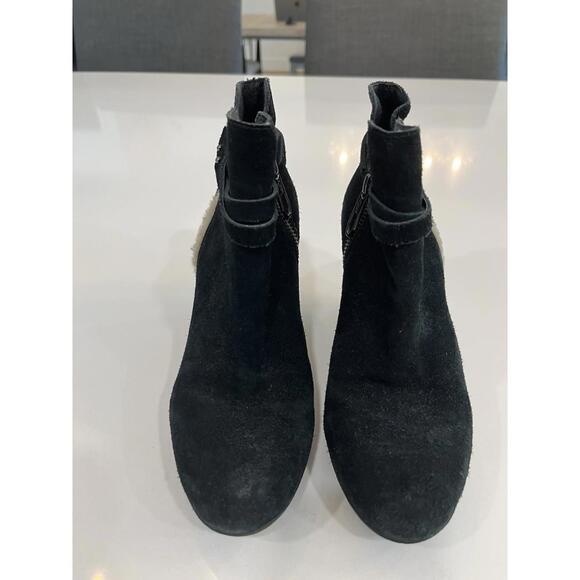 Women’s UGG wedge ankle ankle boots, Black, zip closure, Size 5.5 - Picture 4 of 6